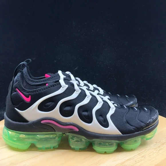 NEW Nike Air Vapormax Plus -Black Green Hyper Pink - DM8121-001 Men’s US Size 7 - Picture 5 of 9